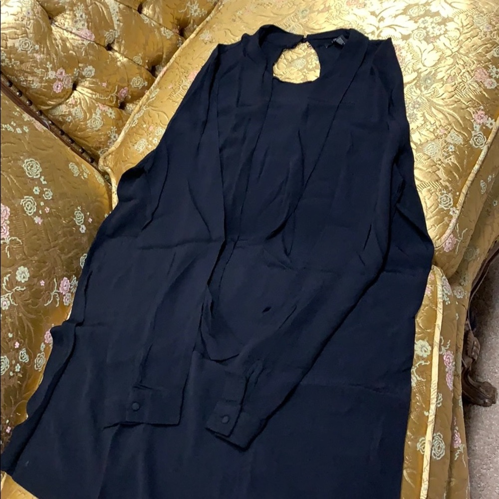 Forever 21 Black Long Sleeve Blouse